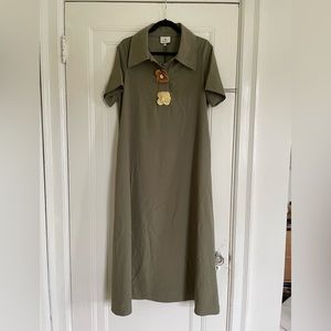 Tuckernuck Olive Green Scout Maxi Dress NWT, Medium